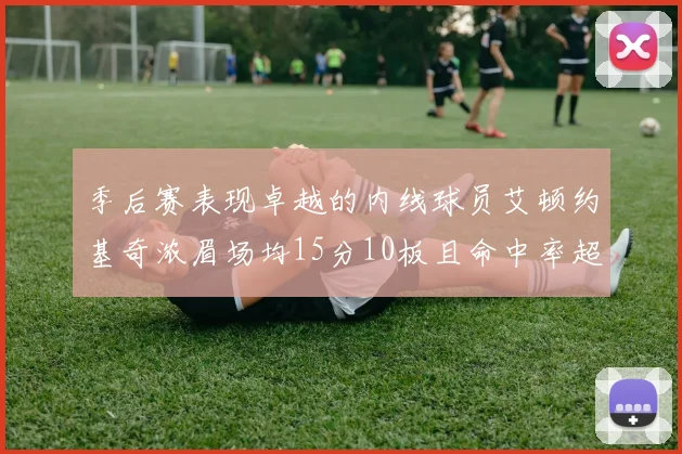 季后赛表现卓越的内线球员艾顿约基奇浓眉场均15分10板且命中率超60