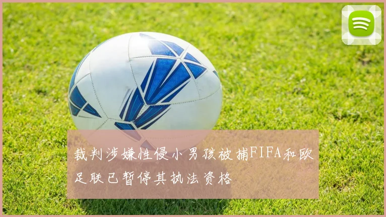 裁判涉嫌性侵小男孩被捕FIFA和欧足联已暂停其执法资格
